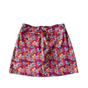 Golfher Skort Athletic Womens Golf Tennis Floral Colorful Small